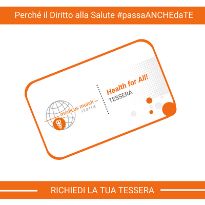 Diventa socio! Il diritto alla salute #passaANCHEdaTE